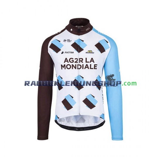 2017 AG2R La Mondiale Rennradtrikot Langarm Herren N001