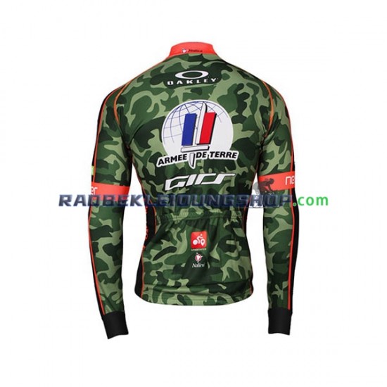 2017 Armee De Terre Set(Radtrikot Langarm und Trägerhose Lang) Herren N001