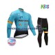 2017 Astana Pro Team Thermo Set(Radtrikot und Radhose) Kinder N001