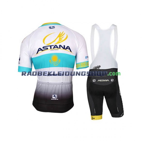 2017 Astana Pro Team Set(Radtrikot und Trägerhose) Herren N002