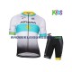 2017 Astana Pro Team Set(Radtrikot und Fahrradhose) Kinder N002