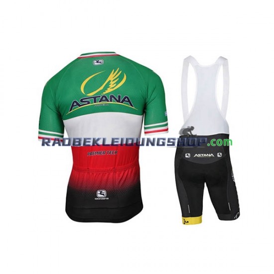 2017 Astana Pro Team Set(Radtrikot und Trägerhose) Herren N005