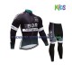 2017 Bora-Hansgrohe Set(Radtrikot Langarm und Radhose Lang) Kinder N001