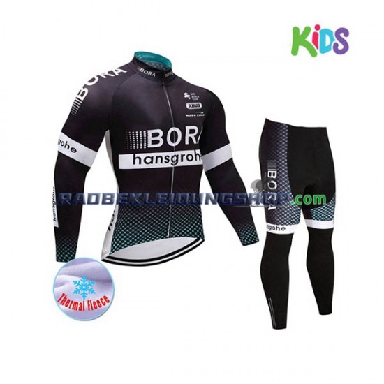 2017 Bora-Hansgrohe Thermo Set(Radtrikot und Radhose) Kinder N001