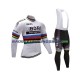 2017 Bora-Hansgrohe Set(Radtrikot Langarm und Trägerhose Lang) Herren N002