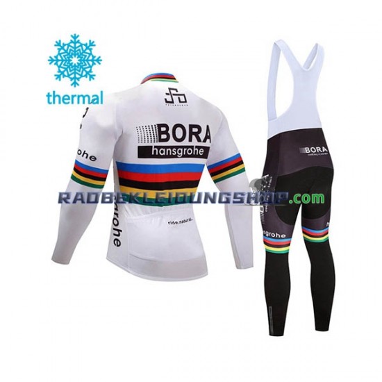 2017 Bora-Hansgrohe Thermo Set(Radtrikot und Trägerhose) Herren N002