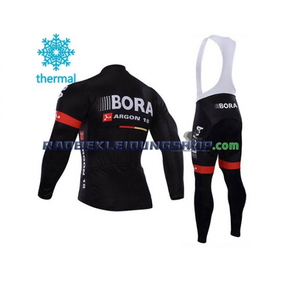 2017 Bora-Hansgrohe Thermo Set(Radtrikot und Trägerhose) Herren N003