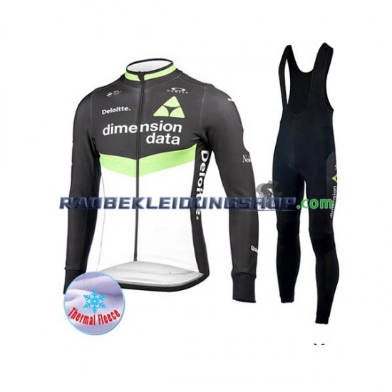 2017 Dimension Data Thermo Set(Radtrikot und Trägerhose) Herren N001