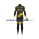 2017 Direct Energie Set(Radtrikot Langarm und Trägerhose Lang) Herren N001