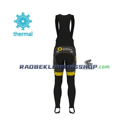 2017 Direct Energie Thermo Set(Radtrikot und Trägerhose) Herren N001