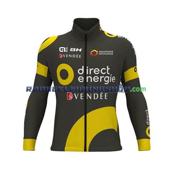 2017 Direct Energie Rennradtrikot Langarm Herren N001