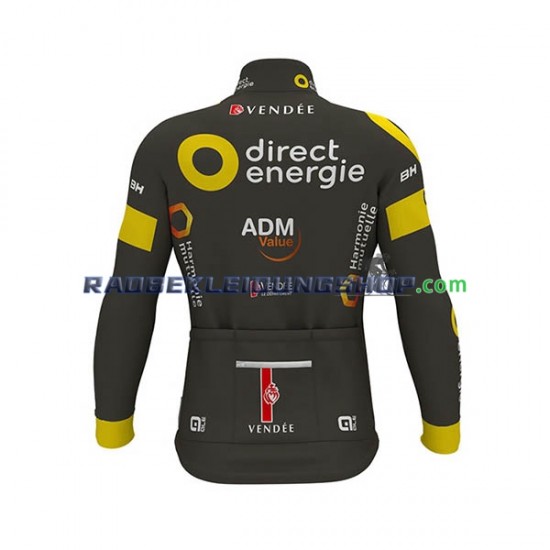 2017 Direct Energie Rennradtrikot Langarm Herren N001