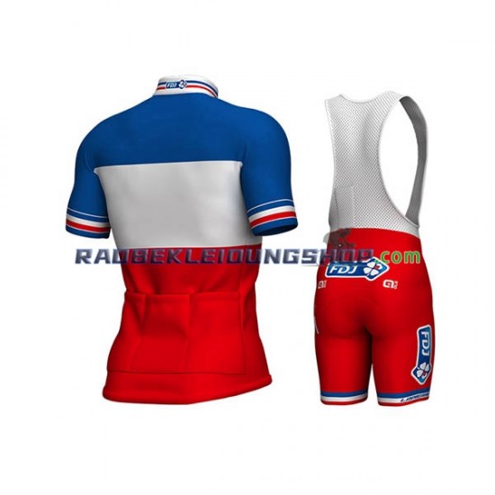 2017 FDJ Set(Radtrikot und Trägerhose) Herren N002