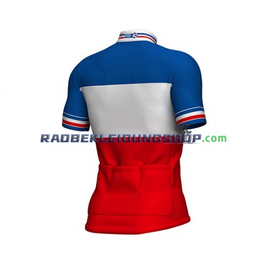 2017 FDJ Set(Radtrikot und Trägerhose) Herren N002