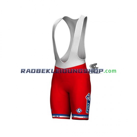 2017 FDJ Set(Radtrikot und Trägerhose) Herren N002