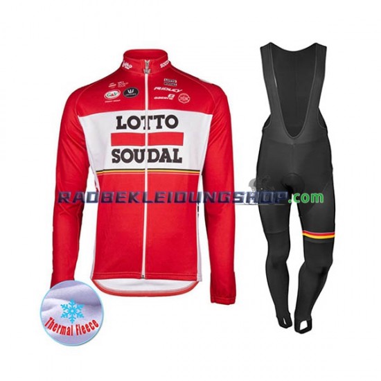 2017 Lotto Soudal Thermo Set(Radtrikot und Trägerhose) Herren N001