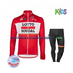 2017 Lotto Soudal Thermo Set(Radtrikot und Radhose) Kinder N001