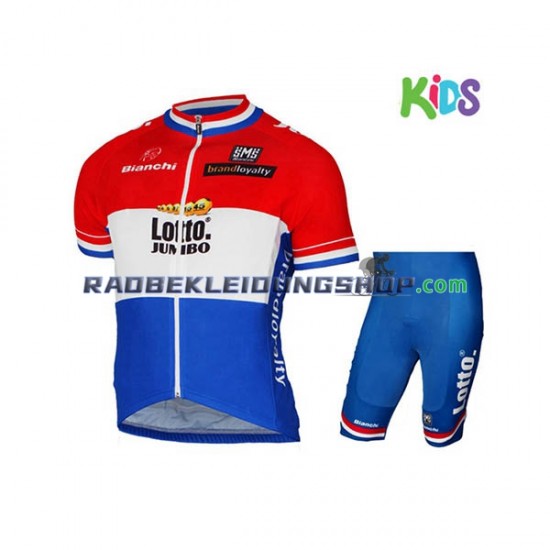 2017 LottoNL-Jumbo Set(Radtrikot und Fahrradhose) Kinder N001