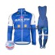 2017 Quick-Step Floors Thermo Set(Radtrikot und Trägerhose) Herren N001