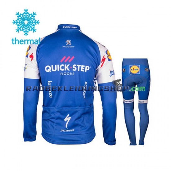 2017 Quick-Step Floors Thermo Set(Radtrikot und Radhose) Kinder N001