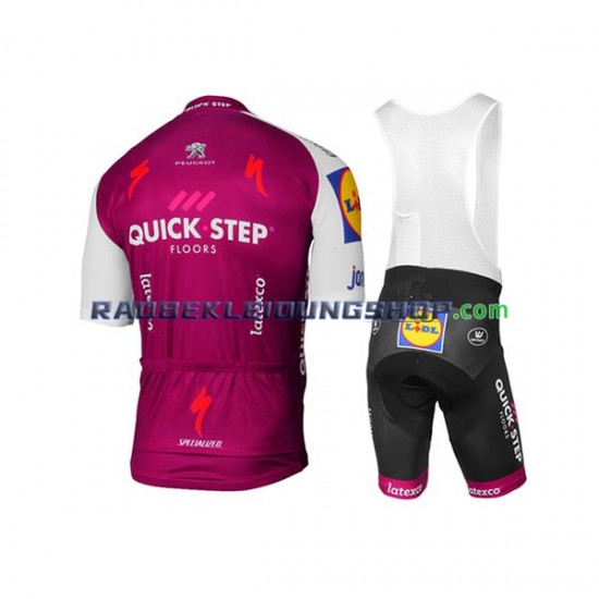 2017 Quick-Step Floors Set(Radtrikot und Trägerhose) Herren N003