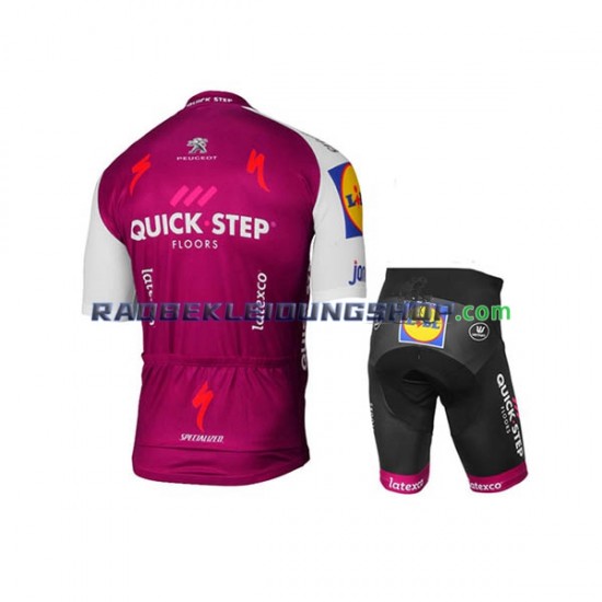 2017 Quick-Step Floors Set(Radtrikot und Fahrradhose) Kinder N003