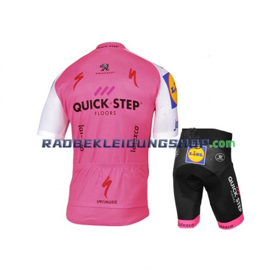 2017 Quick-Step Floors Set(Radtrikot und Fahrradhose) Kinder N004