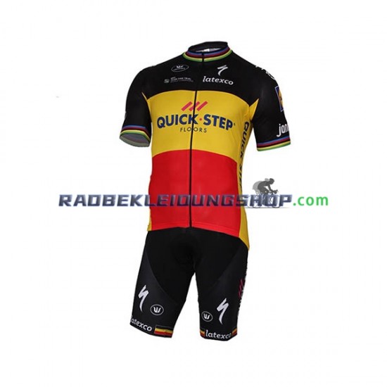 2017 Quick-Step Floors Set(Radtrikot und Trägerhose) Herren N006