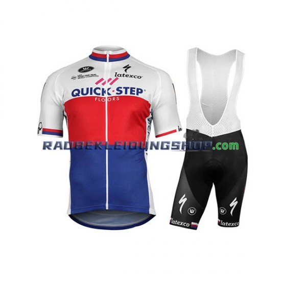 2017 Quick-Step Floors Set(Radtrikot und Trägerhose) Herren N007