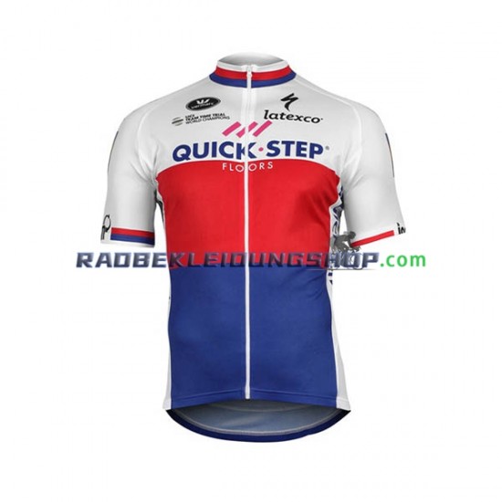 2017 Quick-Step Floors Set(Radtrikot und Trägerhose) Herren N007