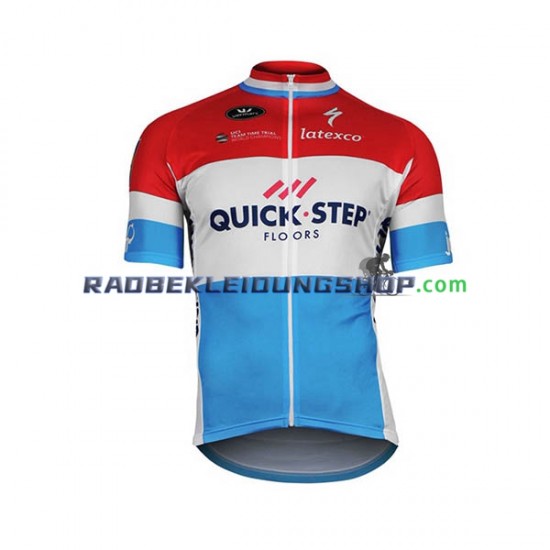 2017 Quick-Step Floors Set(Radtrikot und Trägerhose) Herren N008