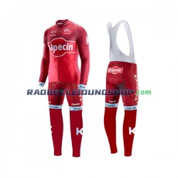2017 Team Katusha-Alpecin Set(Radtrikot Langarm und Trägerhose Lang) Herren N001
