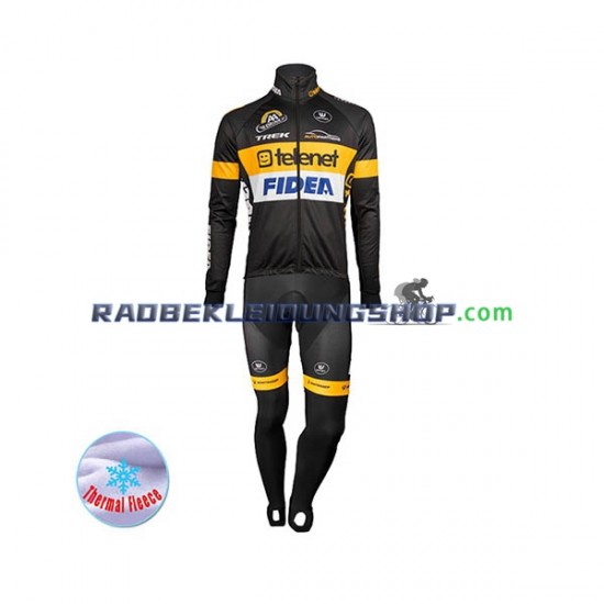 2017 Telenet Fidea Lions Thermo Set(Radtrikot und Trägerhose) Herren N001