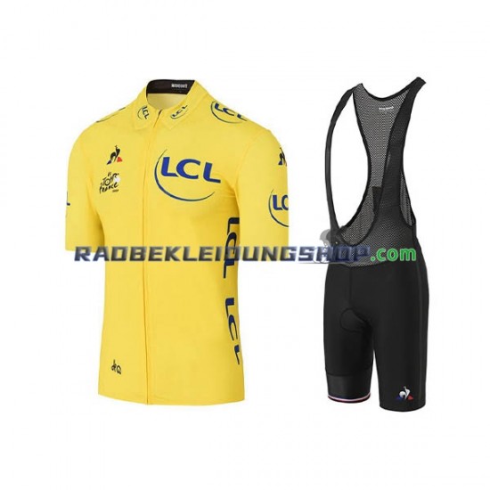 2017 Tour De France Set(Radtrikot und Trägerhose) Herren N001