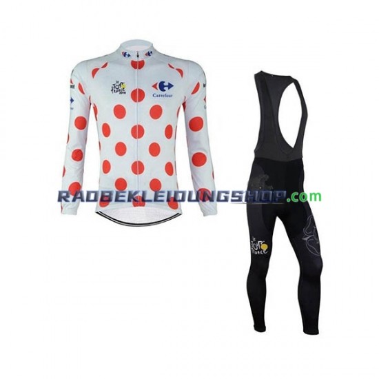 2017 Tour De France Set(Radtrikot Langarm und Trägerhose Lang) Herren N003