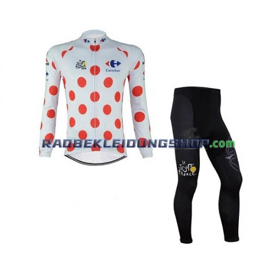 2017 Tour De France Set(Radtrikot Langarm und Radhose Lang) Herren N003