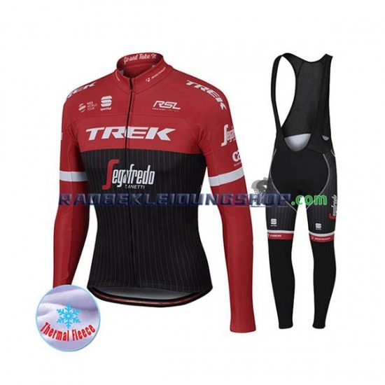 2017 Trek-Segafredo Thermo Set(Radtrikot und Trägerhose) Herren N001