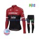 2017 Trek-Segafredo Thermo Set(Radtrikot und Radhose) Kinder N001