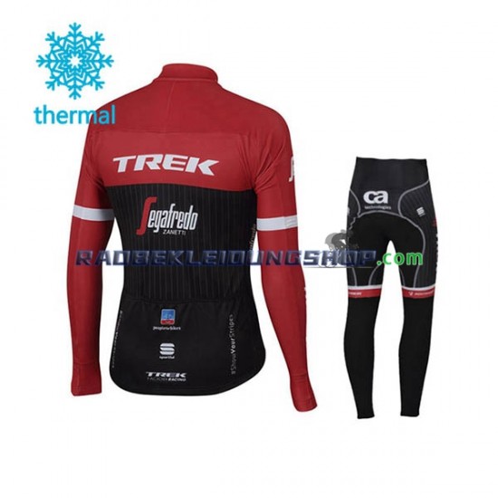 2017 Trek-Segafredo Thermo Set(Radtrikot und Radhose) Kinder N001