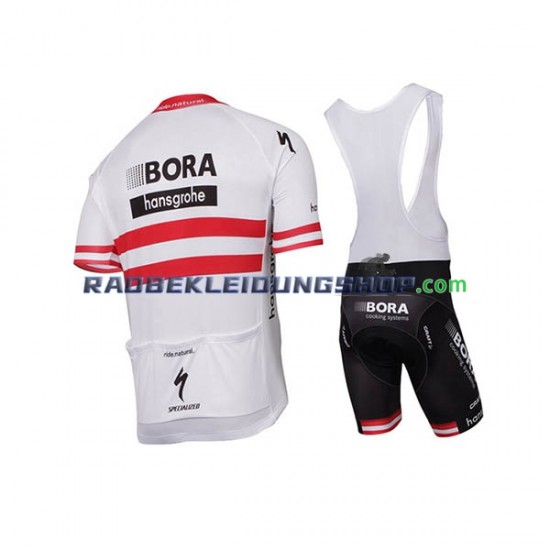 2017-18 Bora-Hansgrohe Set(Radtrikot und Trägerhose) Herren N005