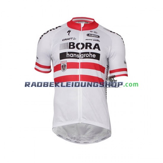 2017-18 Bora-Hansgrohe Set(Radtrikot und Trägerhose) Herren N005