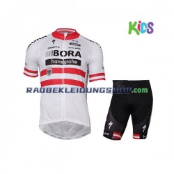 2017-18 Bora-Hansgrohe Set(Radtrikot und Fahrradhose) Kinder N005