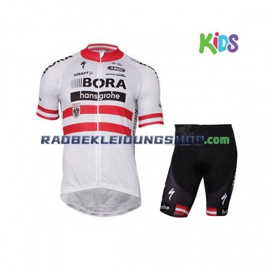 2017-18 Bora-Hansgrohe Set(Radtrikot und Fahrradhose) Kinder N005