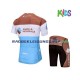 2018 AG2R La Mondiale Set(Radtrikot und Fahrradhose) Kinder N001