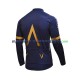 2018 Aqua Blue Sport Rennradtrikot Langarm Herren N001