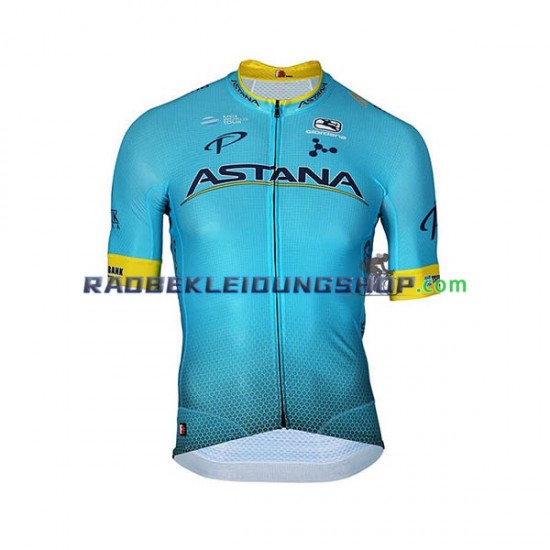 2018 Astana Pro Team Rennradtrikot Kurzarm Herren N001