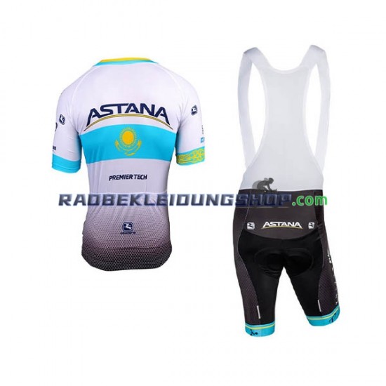 2018 Astana Pro Team Set(Radtrikot und Trägerhose) Herren N002