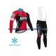 2018 BMC Racing Team Thermo Set(Radtrikot und Trägerhose) Herren N001