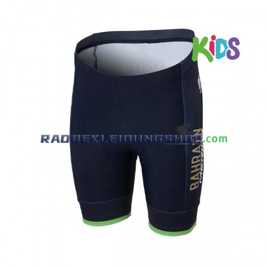 2018 Bahrain Merida Fahrradhose Kurz Kinder N001