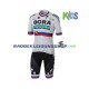 2018 Bora-Hansgrohe Set(Radtrikot und Fahrradhose) Kinder N006